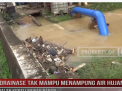 DRAINASE TAK MAMPU MENAMPUNG AIR HUJAN JALAN KENALI BAWAH BANJIR