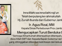 Ir.Agus Rizal,MM Mengucapkan Turut Berduka Cita Atas Wafatnya Ibunda Bapak Gubernur Jambi Hj. Zuriah