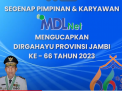 UCAPAN HUT PROV JAMBI KE 66 MDLNET