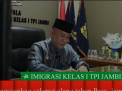 UCAPAN HUT PROV JAMBI KANTOR IMIGRASI KELAS I TPI JAMBI