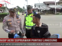 AKBP HERI SUPRIAWAN PANTAU LANGSUNG LALU LINTAS DI KABUPATEN TANJUNG JABUNG TIMUR