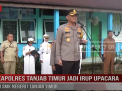 KAPOLRES TANJAB TIMUR JADI IRUP UPACARA DI SMK NEGERI I TANJAB TIMUR