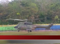 GUNAKAN SUPER PUMA, 7 PERSONIL TNI AU AKAN EVAKUASI ROMBONGAN KAPOLDA JAMBI