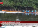 UNIK DAN PUNYA NYALI,SUNGAI HABITAT BUAYA JADI TEMPAT ARENA LOMBA PACU PERAHU