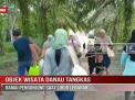 OBJEK WISATA DANAU TANGKAS RAMAI PENGUNJUNG SAAT LIBUR LEBARAN