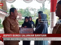 BUPATI BUNGO SALURKAN BANTUAN KEPADA MASYARAKAT YANG TEKENA MUSIBAH KEBAKARAN