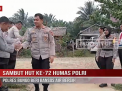 SAMBUT HUT KE 72 HUMAS POLRI, POLRES BUNGO BERI BANSOS AIR BERSIH