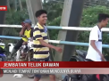 JEMBATAN TELUK DAWAN MENJADI TEMPAT TONTONAN MUNCULNYA BUAYA