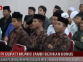 PJ BUPATI MUARO JAMBI BERIKAN BONUS BAGI PESERTA BERPRESTASI DI MTQ TINGKAT PROVINSI JAMBI