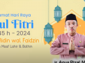 UCAPAN IDUL FITRI Kadis Perkebunan Prov Jambi - Ir. Agus Rizal, M.M