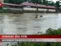 SEMARAK IDUL FITRI, MASYARAKAT TANJUNG BELIT GELAR LOMBA PACU PERAHU