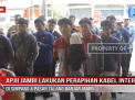 APJII JAMBI LAKUKAN PERAPIHAN KABEL INTERNET DI SIMPANG 4 PASAR TALANG BANJAR JAMBI