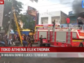 TOKO ATHENA ELEKTRONIK DI MUARA BUNGO LUDES TERBAKAR