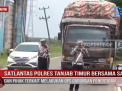 SATLANTAS POLRES TANJAB TIMUR BERSAMA SAMSAT DAN PIHAK TERKAIT MELAKUKAN OPS GABUNGAN PENERTIBAN