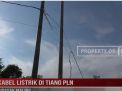 KABEL LISTRIK DI TIANG PLN DIGASAK MALING