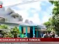 KEBAKARAN DI KUALA TUNGKAL HANGUSKAN 7 RUMAH WARGA