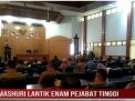 MASHURI LANTIK ENAM PEJABAT TINGGI KABUPATEN BUNGO