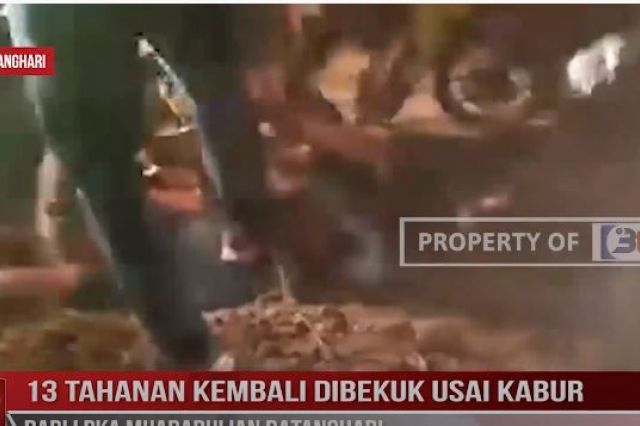 13 TAHANAN KEMBALI DIBEKUK USAI KABUR DARI LPKA MUARA BULIAN BATANGHARI