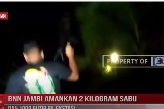 BNN JAMBI AMANKAN 2 KILOGRAM SABU DAN 1000 BUTIR PIL EKSTASI