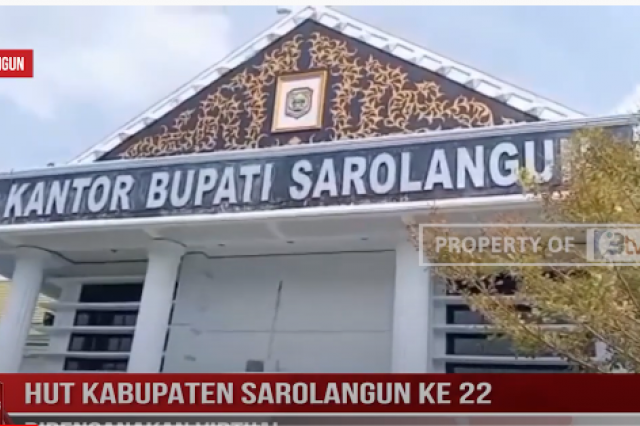 HUT KABUPATEN SAROLANGUN KE 22 DIRENCANAKAN VIRTUAL