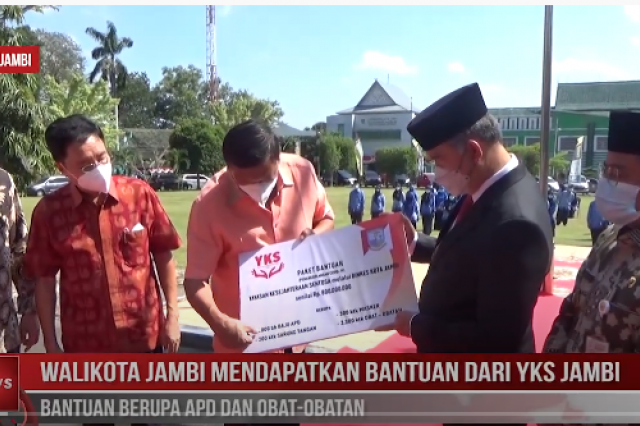 Walikota Jambi Mendapatkan Bantuan Dari YKS Jambi