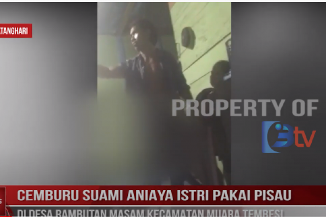 CEMBURU SUAMI ANIAYA ISTRI PAKAI PISAU