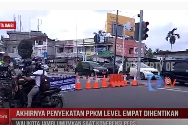 AKHIRNYA PENYEKATAN PPKM LEVEL EMPAT DIHENTIKAN