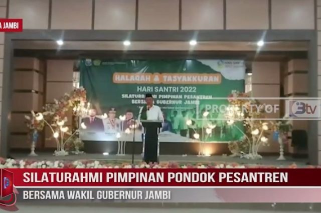 SILATURAHMI PIMPINAN PONDOK PESANTREN BERSAMA WAKIL GUBERNUR JAMBI