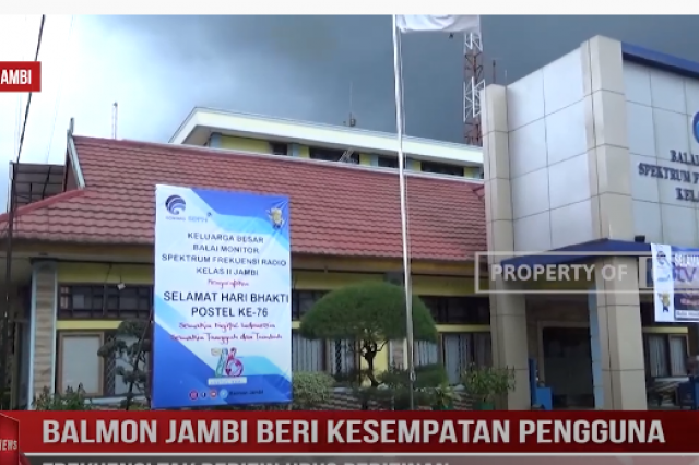 BALMON JAMBI BERI KESEMPATAN PENGGUNA FREKUENSI TAK BERIZIN URUS PERIZINAN