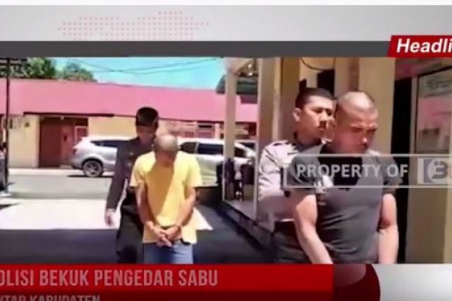 POLISI BEKUK PENGEDAR SABU ANTAR KABUPATEN