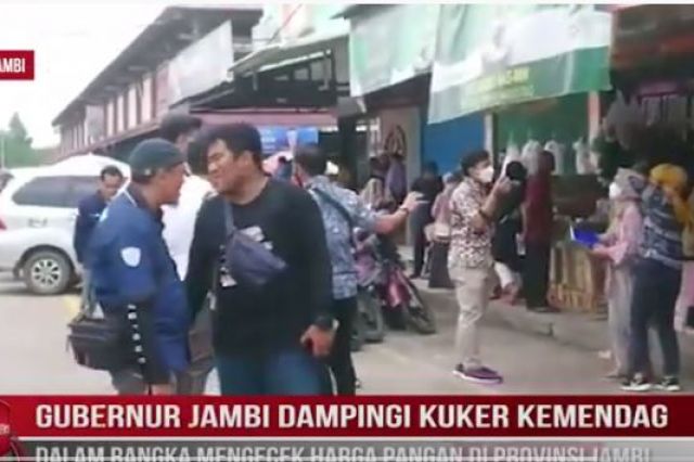 GUBERNUR JAMBI DAMPINGI KUKER KEMENDAG