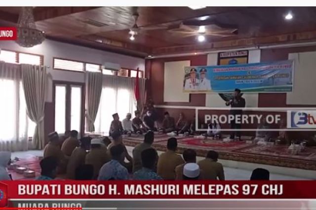 BUPATI BUNGO H MASHURI MELEPAS 97 CHJ MUARA BUNGO