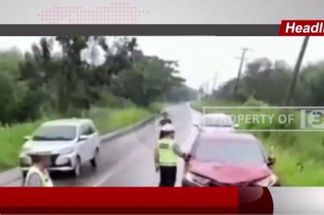 KECELAKAAN DI JALAN LINTAS JAMBI - MUARA SABAK, SATU ORANG ALAMI LUKA SERIUS