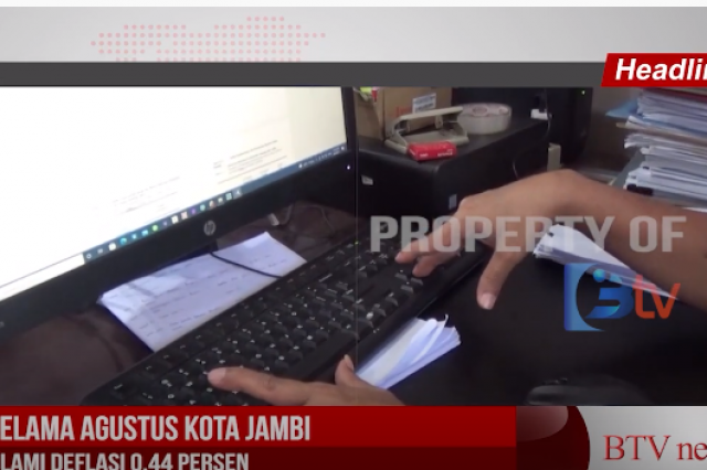 SELAMA AGUSTUS KOTA JAMBI ALAMI DEFLASI 0,44 PERSEN