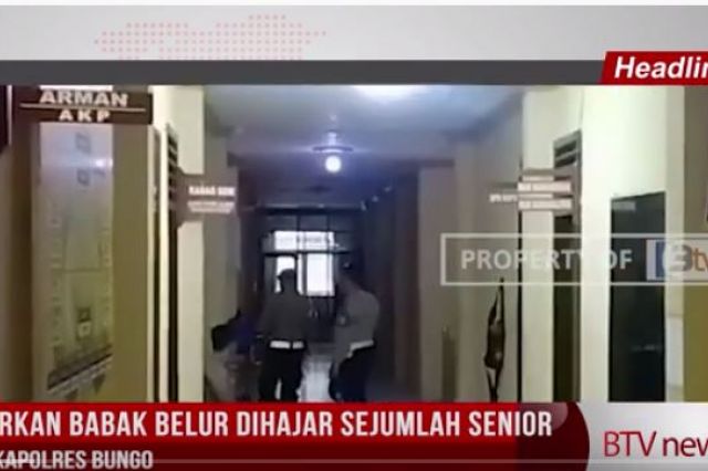 DIKABARKAN BABAK BELUR DIHAJAR SEJUMLAH SENIOR, INI KATA KAPOLRES BUNGO