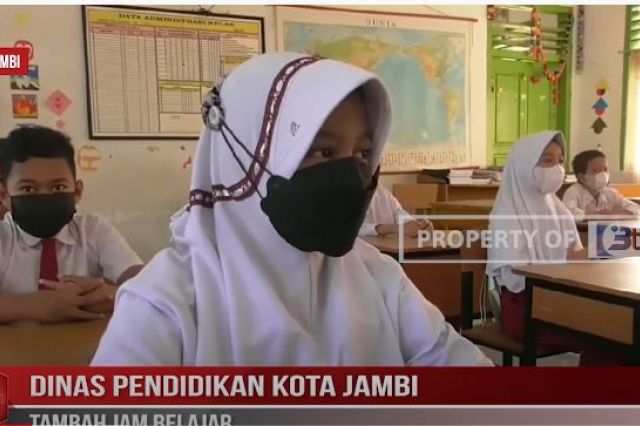 DINAS PENDIDIKAN KOTA JAMBI TAMBAH JAM BELAJAR