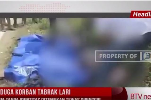 DIDUGA KORBAN TABRAK LARI, PRIA TANPA IDENTITAS DITEMUKAN TEWAS DIPINGGIR JALAN LINTAS SUMATERA