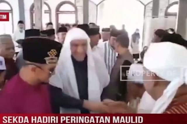 SEKDA HADIRI PERINGATAN MAULID NABI MUHAMMAD SAW DI MASJID NAHDATUL THULAB