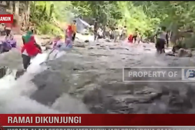 RAMAI DIKUNJUNGI WISATA ALAM GEOPARK MERANGIN JADI PRIMADONA SAAT LIBUR TAHUN BARU