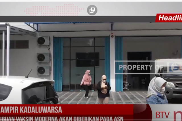 HAMPIR KADALUWARSA RIBUAN VAKSIN MODERNA AKAN DIBERIKAN PADA ASN