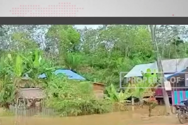 BANJIR BANDANG, 71 RUMAH DI TERJANG BANJIR