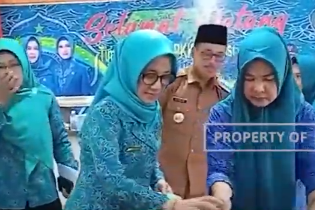 HAJJAH WIRDAYANTI ROMI SAMBUT TIM TP PKK PROVINSI JAMBI