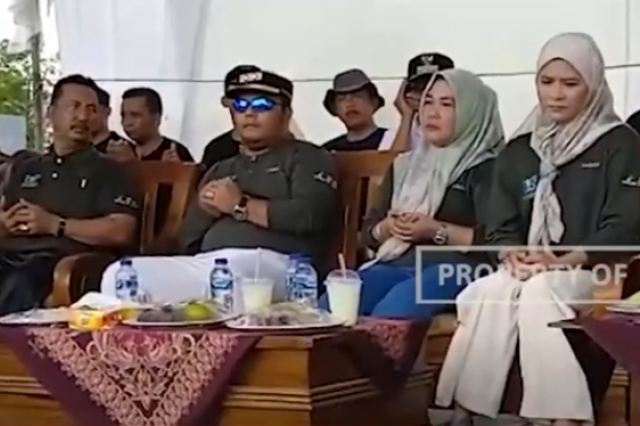 WAKIL BUPATI DAN KETUA TP PKK TANJAB TIMUR HADIRI GERMAS DAN HKN KE 58