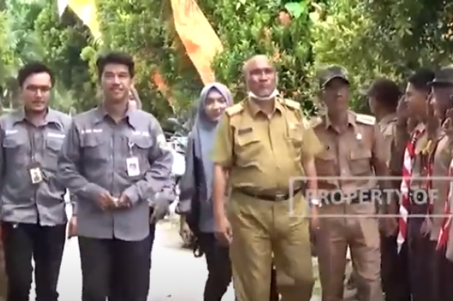 WAKIL BUPATI DAN CAMAT KUALA JAMBI SAMBUT TIM VERIFIKASI CAMAT TELADAN