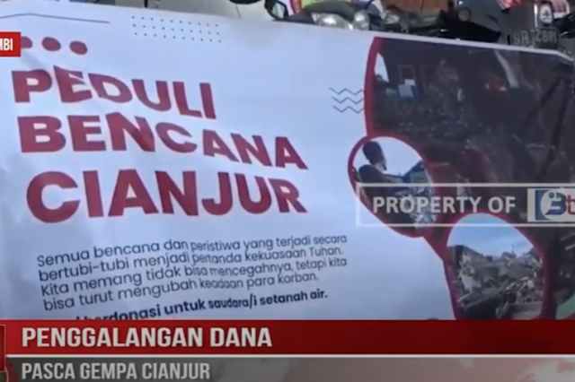 PENGGALANGAN DANA PASCA GEMPA CIANJUR