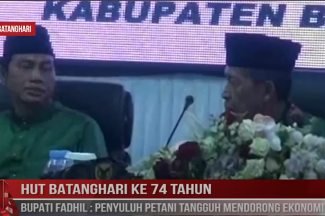 HUT BATANGHARI KE 74 TAHUN, BUPATI FADHIL : PENYULUH PETANI TANGGUH MENDORONG EKONOMI