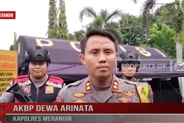 POLRES MERANGIN PERKETAT KEAMANAN PASCA BOM BUNUH DIRI DI POLSEK ASTANA ANYAR