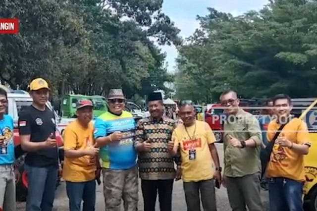 KONTES MOBIL DALAM RANGKA HUT KABUPATEN MERANGIN KE 73 BERLANGSUNG SUKSES