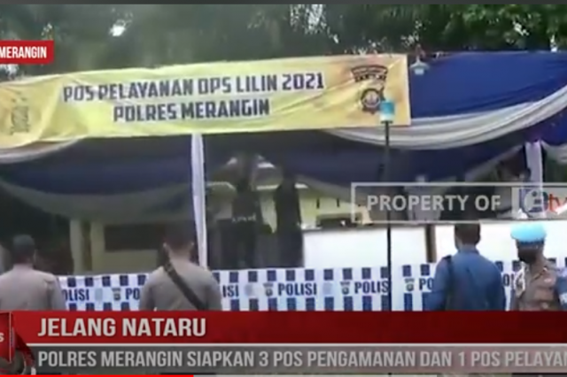 JELANG NATARU, POLRES MERANGIN SIAPKAN 3 POS PENGAMANAN DAN 1 POS PELAYANAN