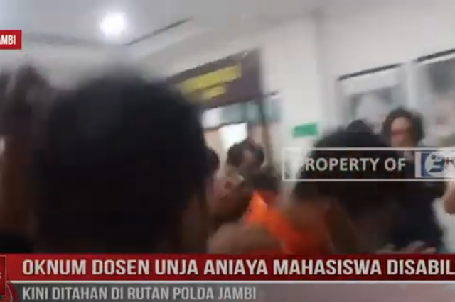 OKNUM DOSEN UNJA ANIAYAAN MAHASISWA DISABILITAS, KINI DITAHAN DI RUTAN POLDA JAMBI